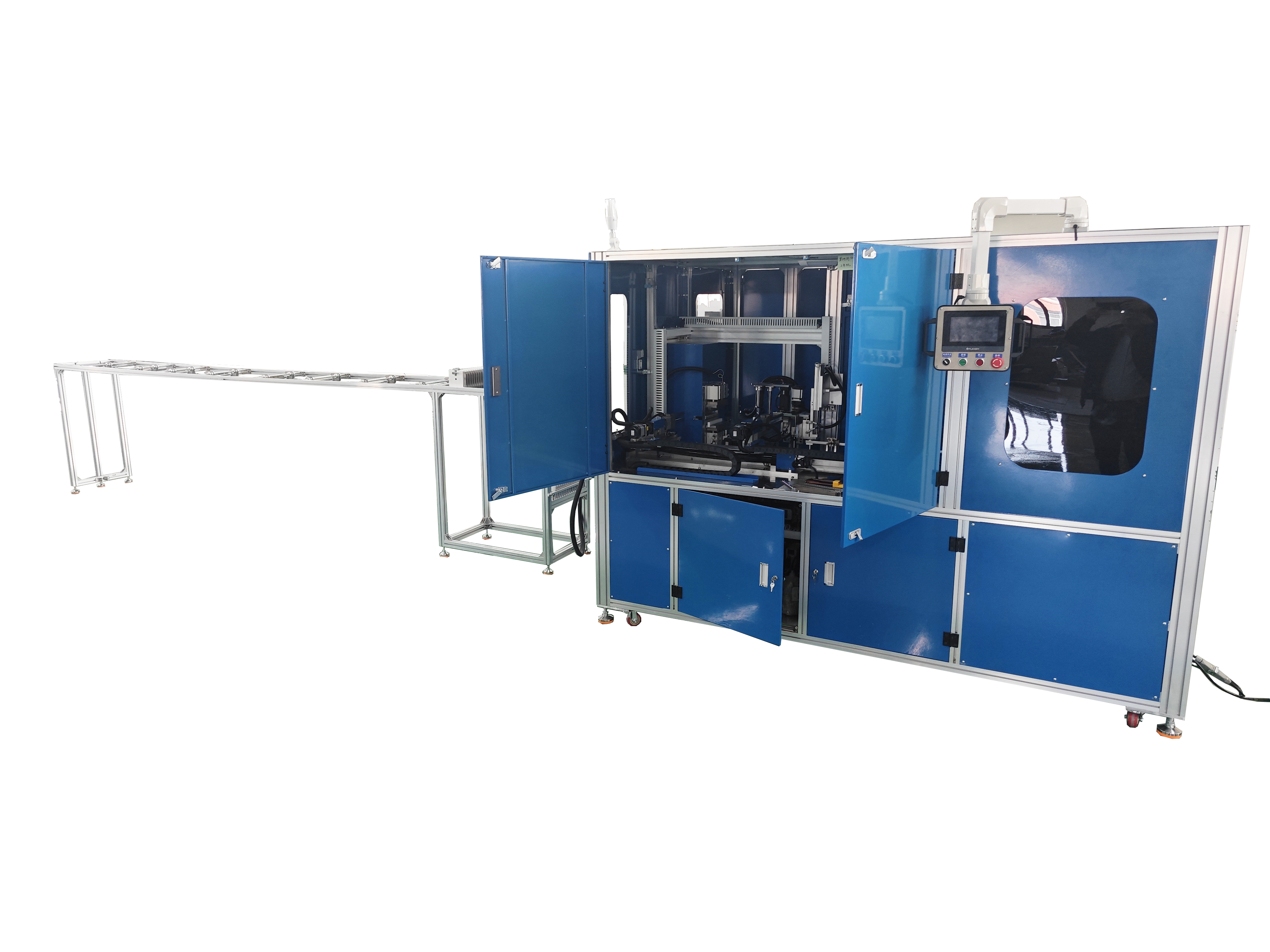  foam rubber O-ring fully auomatic cutting and bonding machine with material inspection device