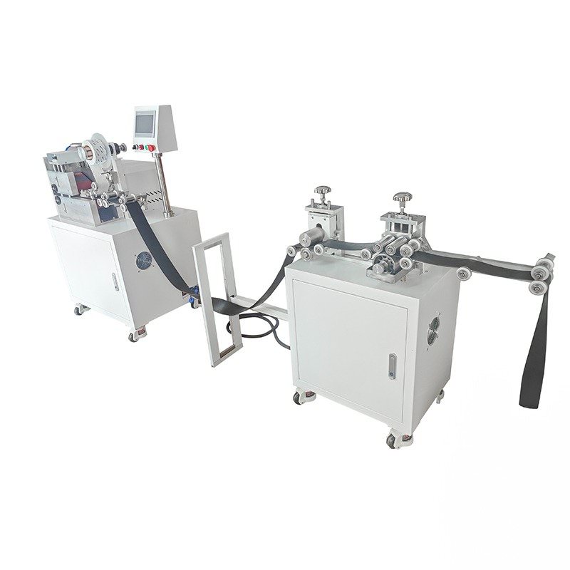 Adhesive silicone rubber strip laminating cutting machine