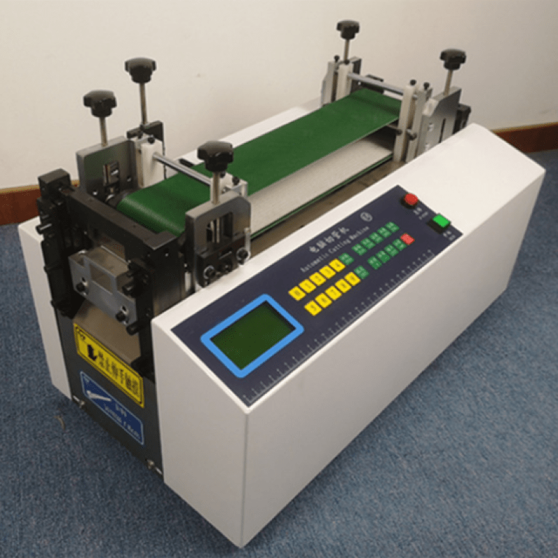 Silicone tube cutting machine with precise cut length ES-009