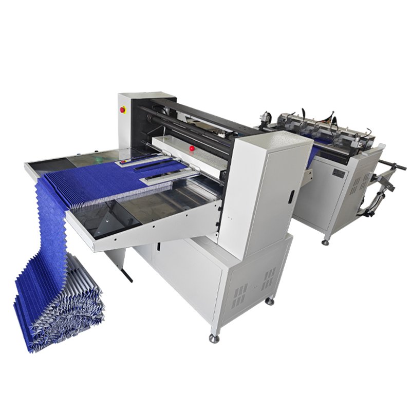 Automotive cabin air filter paper pleating machine