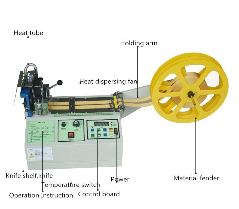 hot ribbon cutter machine