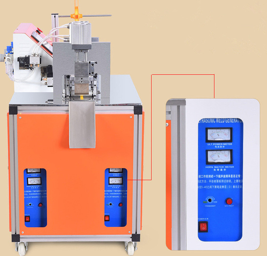 ultrasonic hole punching cutting machine for ribbon